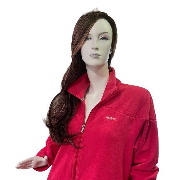 REEBOK HOT PINK Women’s Zipper Front Jacket Size L - Picture 11 of 14